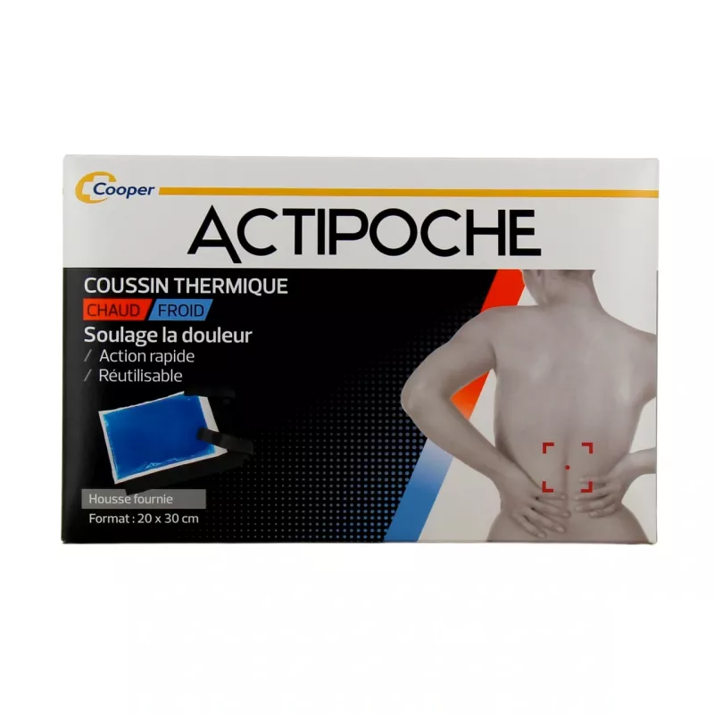 Actipoche Gel chaud froid 20 × 30 cm Cooper - Douleurs articulaires - 1 poche