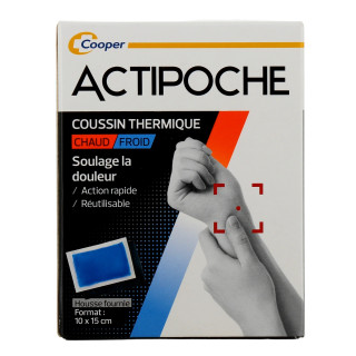 Actipoche Gel chaud froid 10 x 15 cm Cooper - Douleurs articulaires - 1 poche