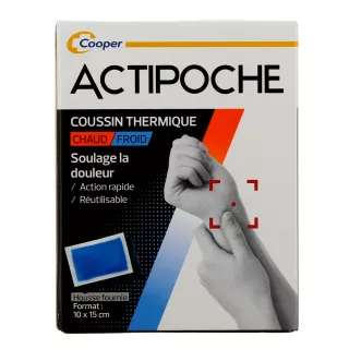 Actipoche Gel chaud froid 10 x 15 cm Cooper - Douleurs articulaires - 1 poche