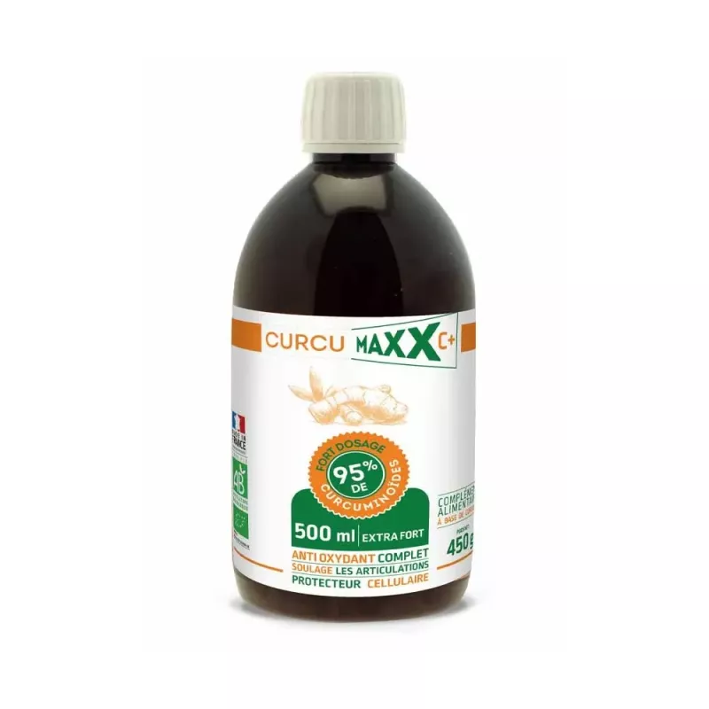CurcumaXX Extra Fort Bio - Confort articulaire - Curcuma - 500ml