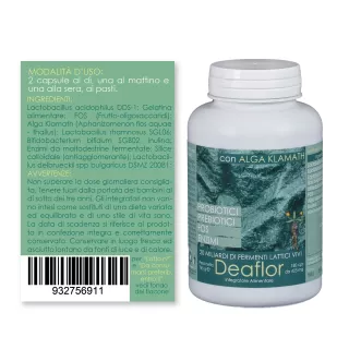 Deakos Deaflor - Probiotiques & prébiotiques - 180 comprimés