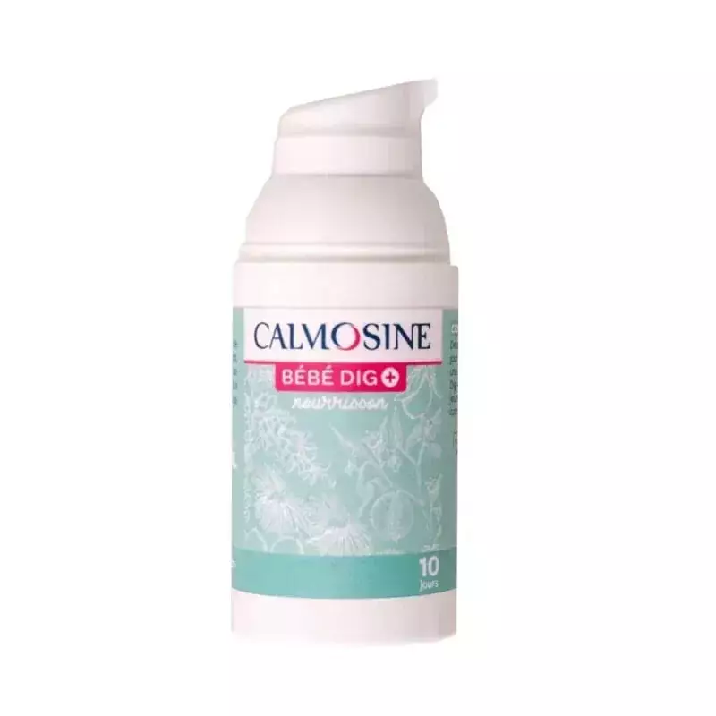 Packshot du flacon Calmosine Bébé Dig+ Gel oral pour inconforts digestifs dès la naissance - 34 ml, 
