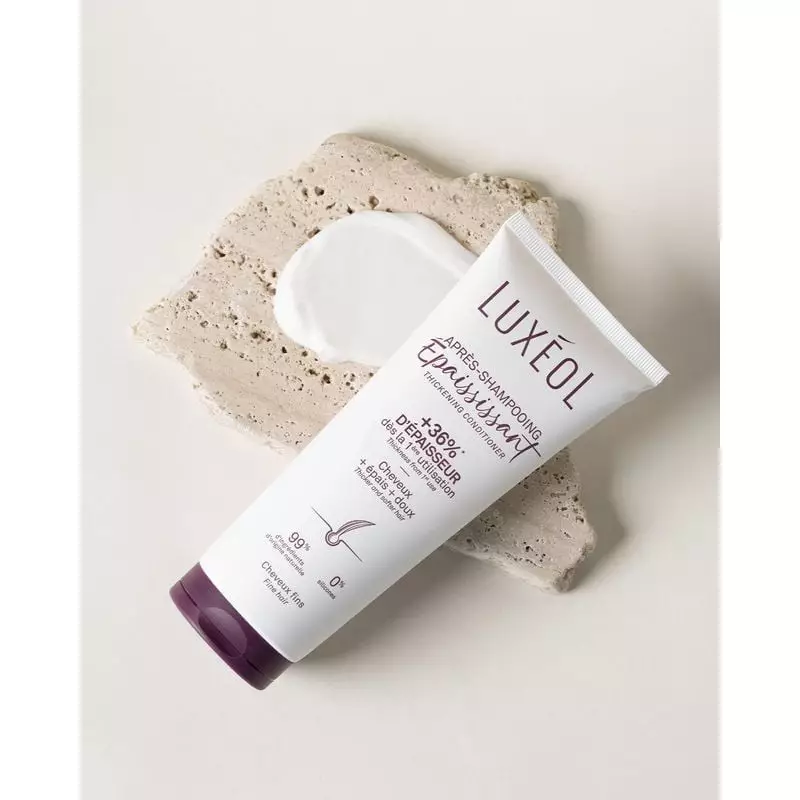 Packshot du flacon Luxeol Après-Shampooing Épaississant sans silicone - 200ml, soin volumisant pour 