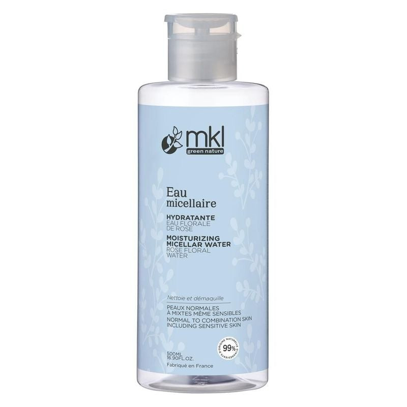 Packshot du flacon MKL Eau Micellaire Hydratante Bio sans parfum et sans rinçage - 500 ml, produit n