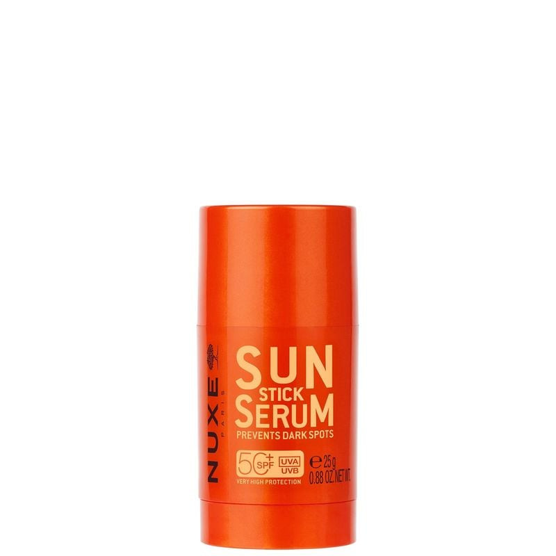 Packshot du NUXE Stick Sun Serum SPF50+ - 25g, stick solaire compact haute protection SPF50+ pour vi
