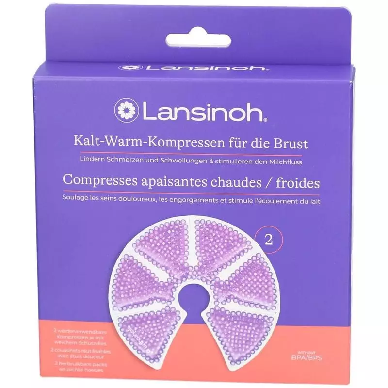 Packshot Compresses Thermoperles 3 en 1 apaisantes ForceOne - 2 pièces, avec étui et perles thermoac