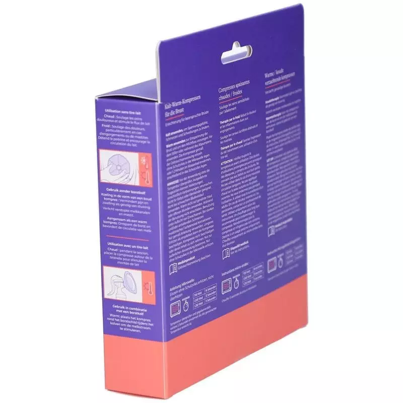 Packshot des Compresses Thermoperles 3 en 1 apaisantes ForceOne - 2 pièces, avec étui hypoallergéniq