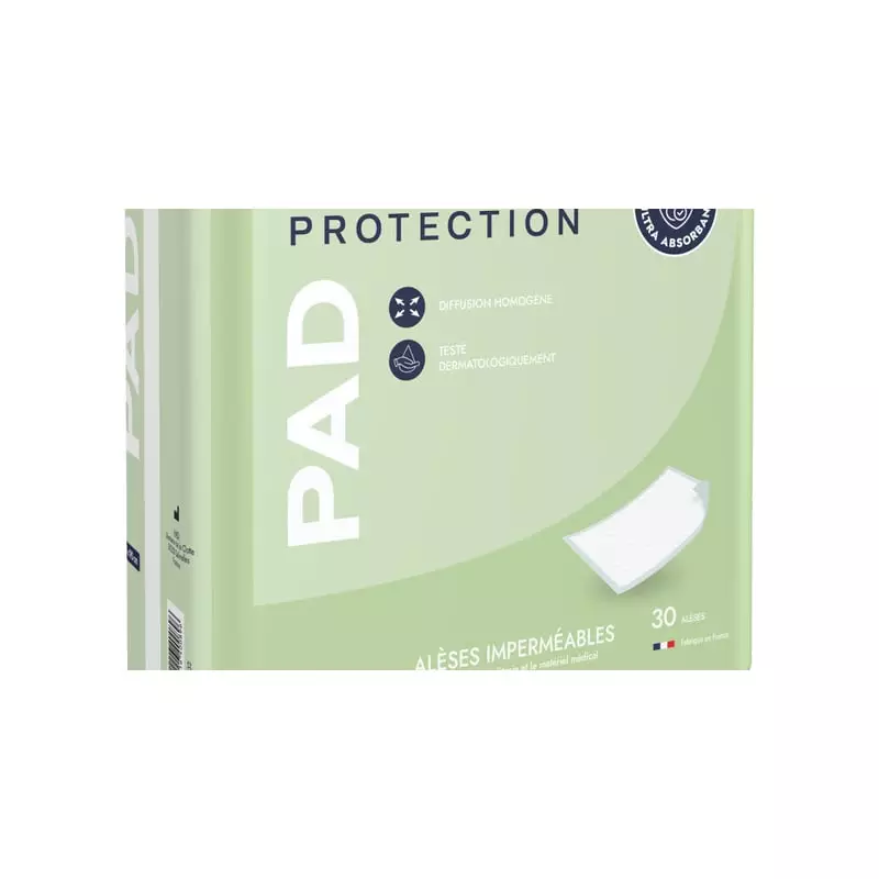 MEDIPRIX VIVA Protection PAD alèses absorbantes paquet de 30, 60x90cm, boîte verte avec protection i