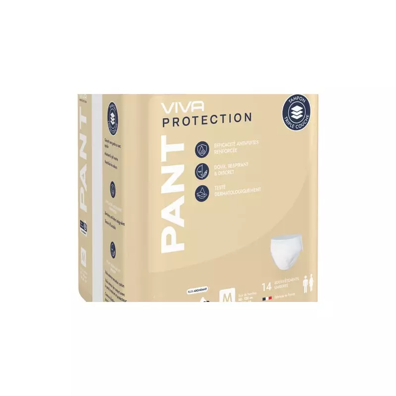 Packshot MEDIPRIX VIVA Pant 10G Moyen x14, sous-vêtements absorbants taille M (70-120 cm), certifica