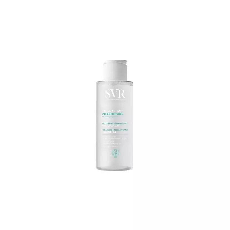 SVR PHYSIOPURE Eau Micellaire Oxygénante pour peaux sensibles, flacon 100ml.