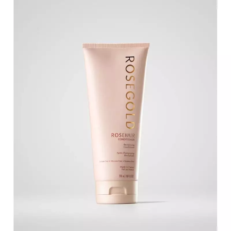 ROSEGOLD Paris flacon d'après-shampooing revitalisant ROSEHAIR.