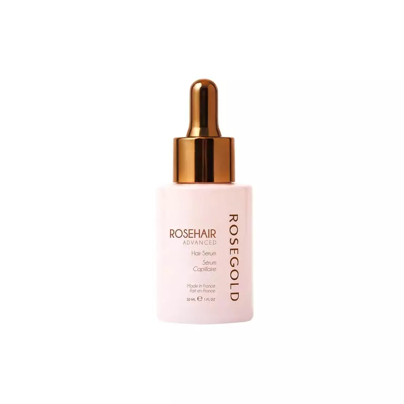 Coffret Rituel capillaire ROSEGOLD Paris avec shampoing, après-shampoing et sérum en boîte cadeau.