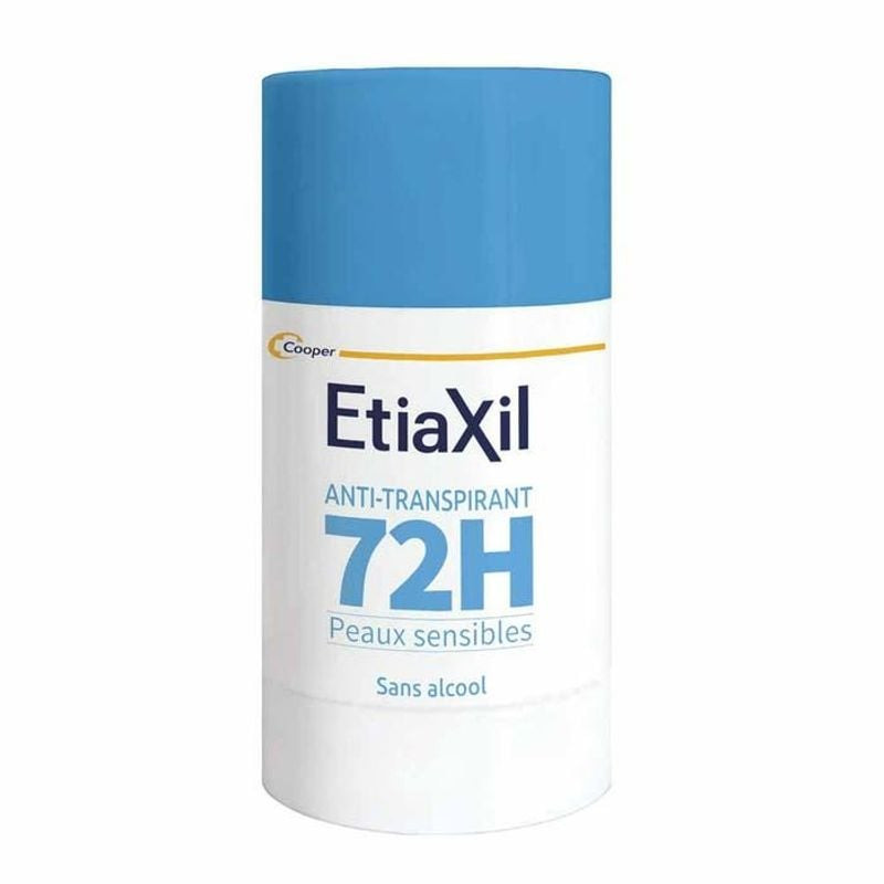 Packshot du stick déodorant anti-transpirant Etiaxil 1181929 à protection 72h, formule neutre.