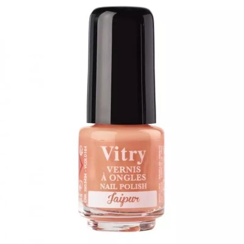 Flacon de vernis à ongles Vitry Mini Jaipur de couleur violette éclatante, taille 4 ml