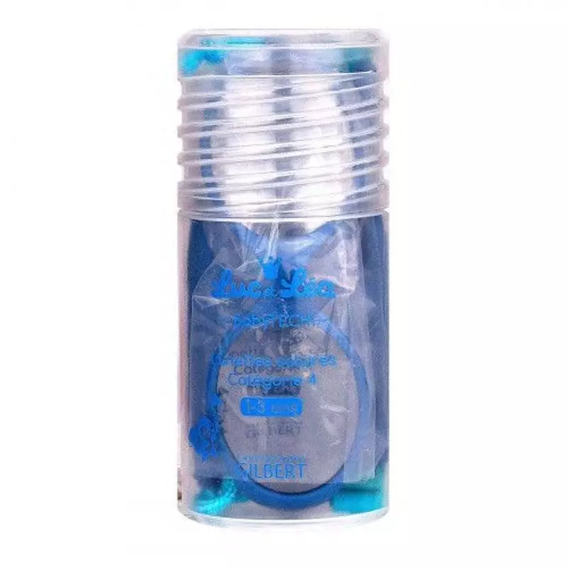 Lunettes de soleil bleues pour enfants de 1 à 3 ans avec monture souple et bandeau élastique easy-cl