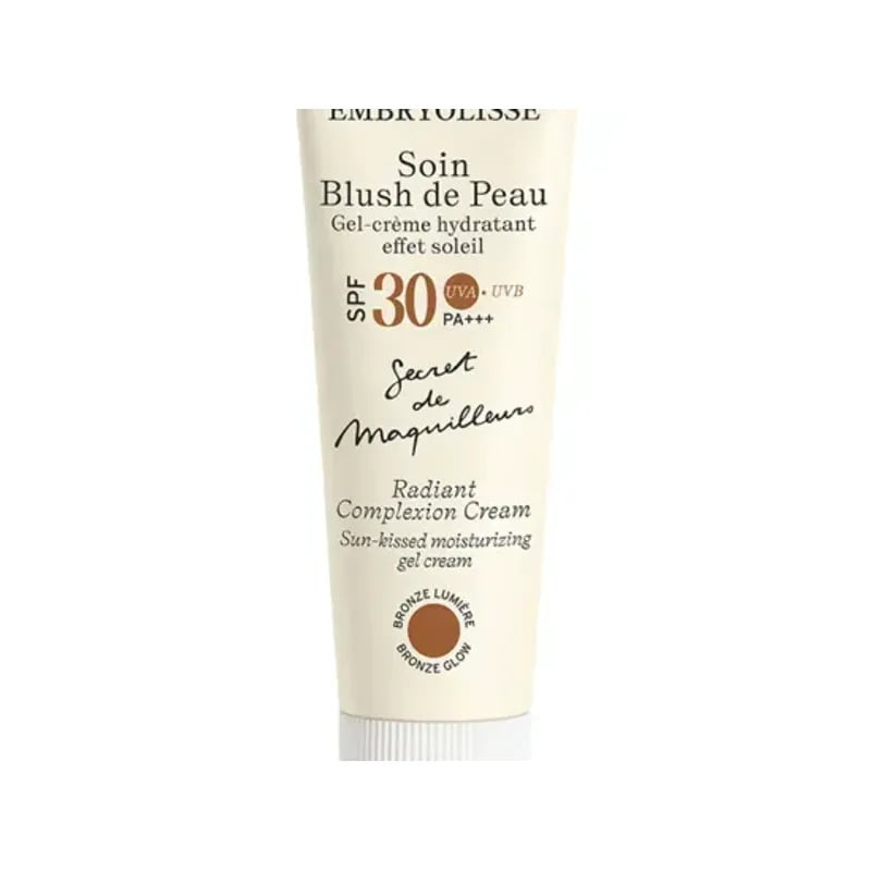 Embryolisse 1409822 crème-gel hydratant teinté SPF30 emballage tube sur fond blanc.