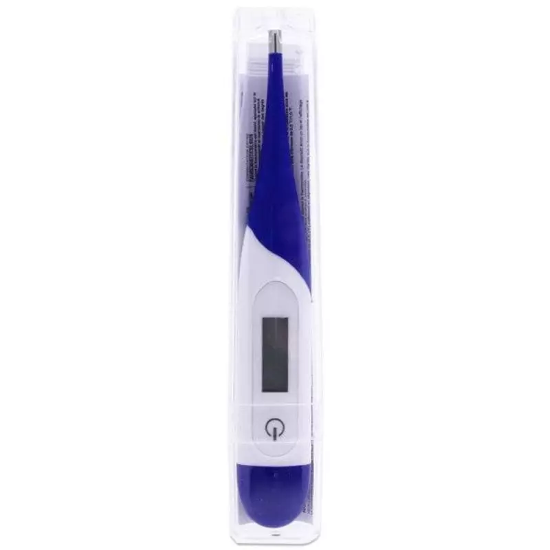 Packshot du thermomètre digital flexible Docteur B 1409821 avec écran numérique clair et embout soup