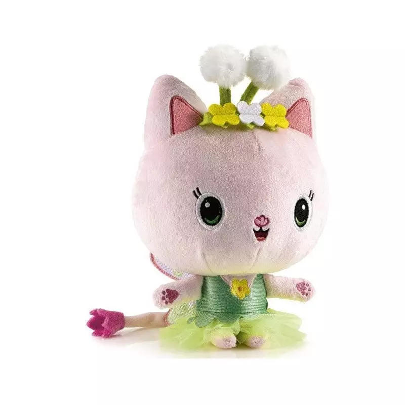 Bouillotte peluche Biosynex Fée Minette, chat fée rose et violet doux de Gabby's Dollhouse, vue de f