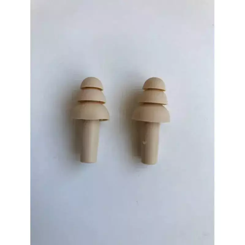 Bouchons d'oreilles en silicone Viaref 1863118 pour la natation sur fond blanc avec boîtier de range