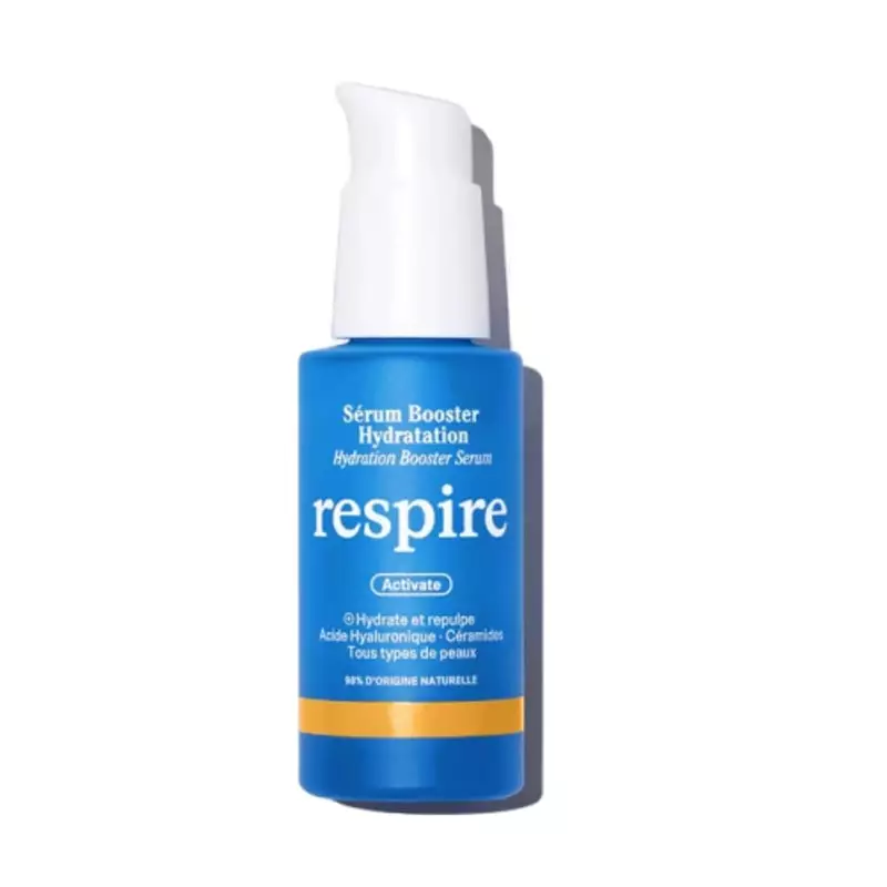 Packshot du flacon Respire Sérum Hydratation Intense 30ml sur fond blanc