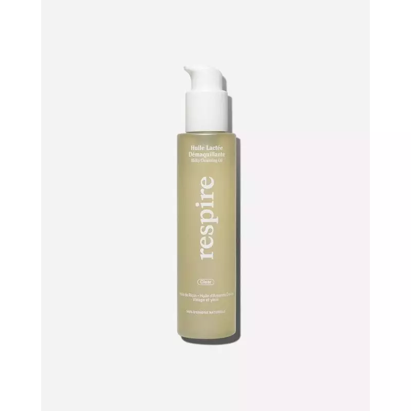 Packshot de l'huile démaquillante naturelle et bio Respire 1869528 en flacon