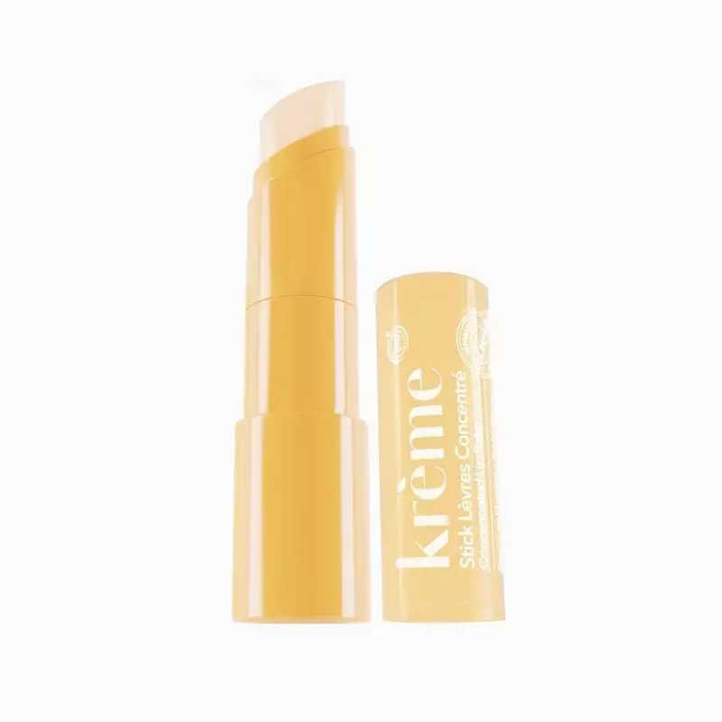 Krème 1985855 Stick Lèvres Concentré vue de face, baume à lèvres bio naturel en tube.