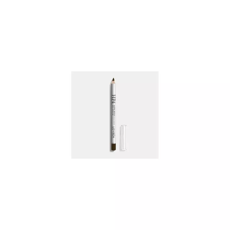 Deuxième packshot du crayon à yeux Lovren HP4 montrant le capuchon et le corps du crayon.