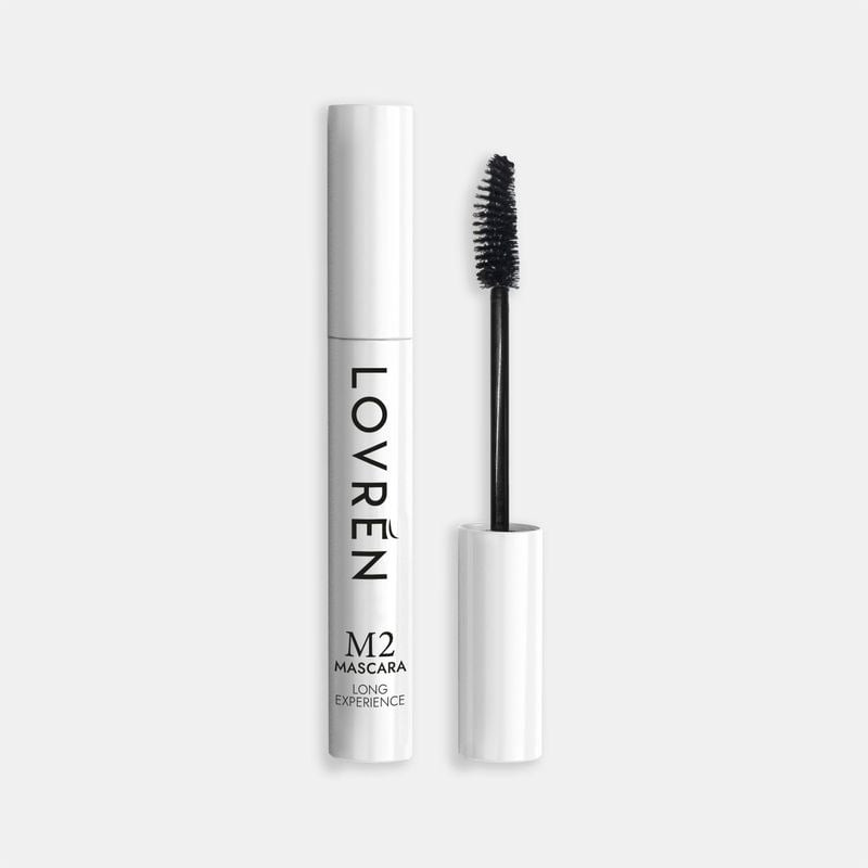 Packshot du Mascara Long Experience Lovrén M2 1991742, montrant le tube et la brosse.