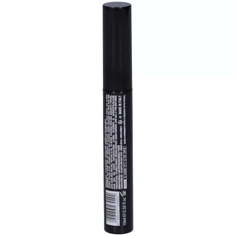 Texture de la formule crémeuse du mascara Lovren M1 Extra Volume sur la brosse.
