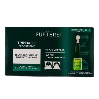 Traitement antichute progressive longévité & densité René Furterer - 8 ampoules
