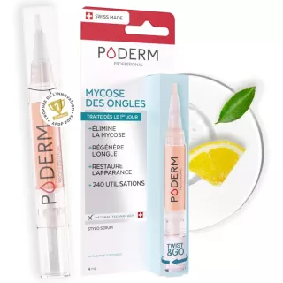 Poderm : Stylo mycose ongles, traitement 100% naturel et sans alcool