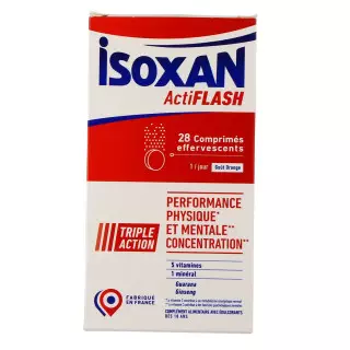Isoxan Adulte Actiflash 28 Comp éffervescents