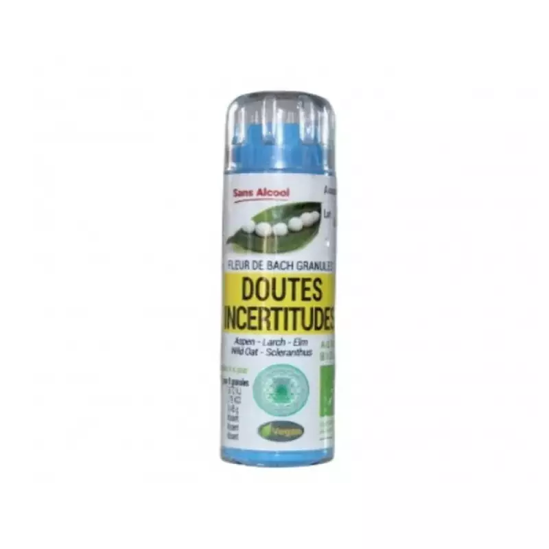 Kosmeo Fleurs de Bach Complexe doutes et incertitudes Bio - 130 granules