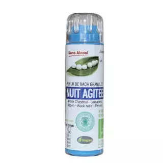 Kosmeo Fleurs de Bach Complexe nuit agitée Bio - 130 granules