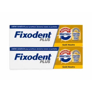 Fixodent Neutre : Tenue 12h - Anti-mauvaise haleine