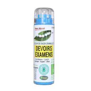 Fleurs de Bach Complexe devoirs et examens Bio Kosmeo - 130 granules