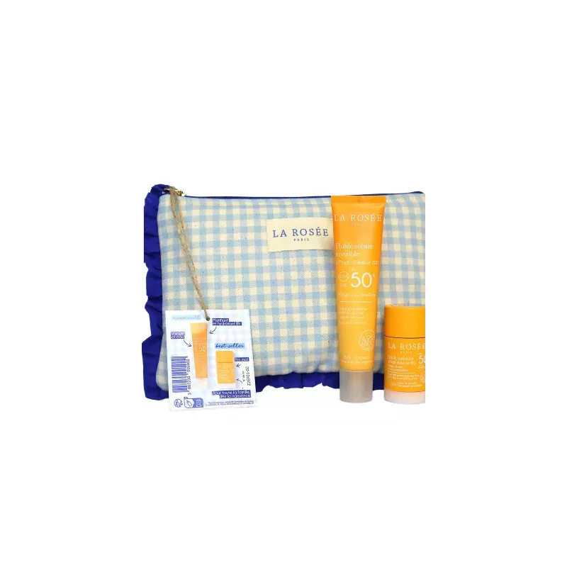 Trousse Duo La Rosée : Fluide + Stick SPF 50+ - Protection UV & Bleue