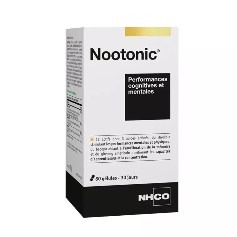 Nootonic NHCO - Performances cognitives & mentales - 56 gélules