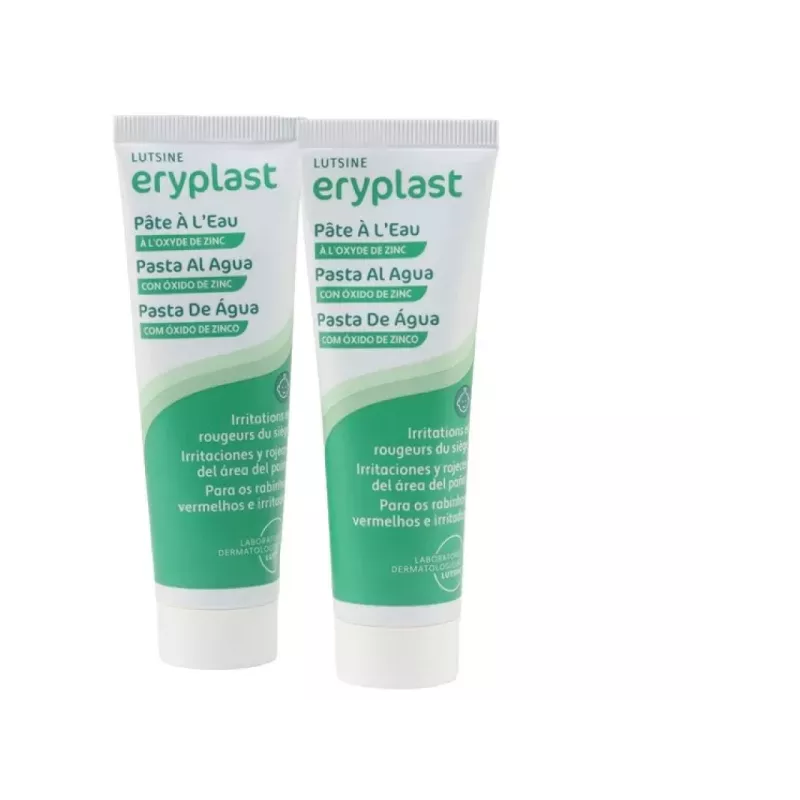 Pâte à l'eau Eryplast Lutsine - Érythèmes fessiers - 2 x 75g