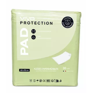 Alèse VIVA MEDIPRIX 60x90cm - Protection anti-fuites, 30 unités