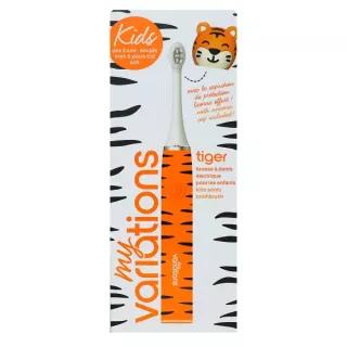 Brosse à dents électrique Tigre Kids - Nettoyage doux & efficace