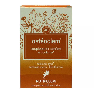 Nutriclem Osteoclem souplesse et confort articulaire - 40 comprimés c'est sur Purepara.com