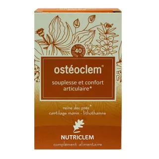 Nutriclem Osteoclem souplesse et confort articulaire - 40 comprimés c'est sur Purepara.com