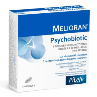 Melioran Psychobiotic Pileje - Situations de stress régulier avec anxiété - 30 gélules