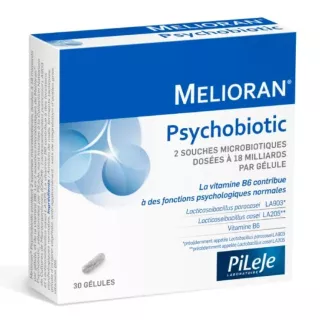 Melioran Psychobiotic Pileje - Situations de stress régulier avec anxiété - 30 gélules