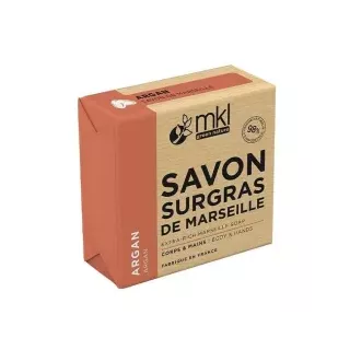 Savon de Marseille surgras à l'huile d'Argan MKL - Hydratante - 100g