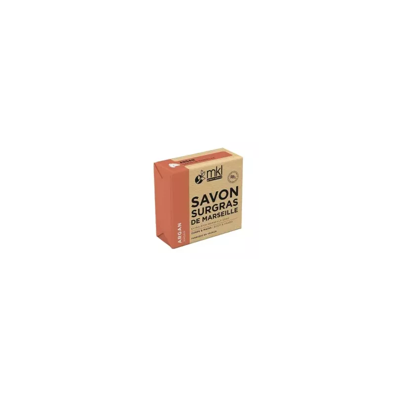 Savon de Marseille surgras à l'huile d'Argan MKL - Hydratante - 100g