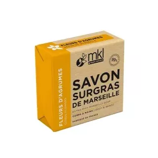Savon de Marseille surgras fleurs d'agrumes MKL - Notes acidulées - 100g