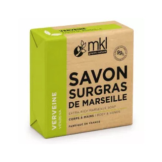 Savon de Marseille surgras à la verveine MKL - Notes citronnées - 100g