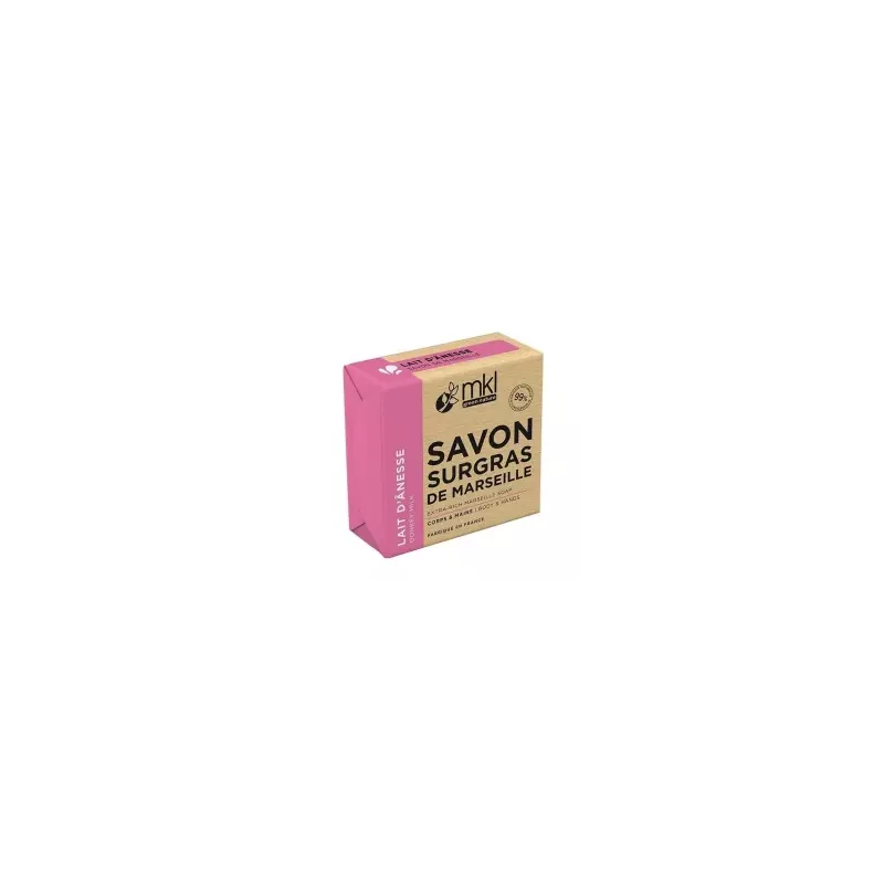 Savon de Marseille surgras lait d'ânesse de MKL - Peaux sèches - 100g